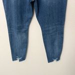 Loft [] The Skinny High Rise Dark Wash Raw Hem Jeans NWT Size 33/16 Petite 16P Photo 6