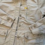 LANDS END Khaki Tan Chore Coat Button Down Toggle Style Buttons, Sz 12 Photo 12