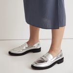 Madewell  The Vernon Leather Loafer Silver Photo 0