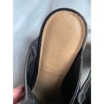 LC Lauren Conrad Embroidered Pointed Toe Black Mule Block Heels Shoes 8.5 Western Boho Work Chic Photo 3