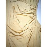 New Womens 8 NWT Dress 44 Betta Beach Gold Split leg Tank Sexy Silky Italy Polya Photo 9