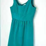 Shoshanna  Textured Emerald Green Taffeta A-Line Cocktail Party Dress Size 8 Photo 3