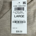 JM Collection  Beige Heather Core Turtleneck w/ Buttoned Sleeves - Large - NWT Photo 8