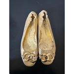 Juicy Couture  Ballet Flats Shoe Womens 8.5 Double Buckle Classy Preppy Old Money Photo 12