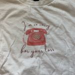 Sabrina Carpenter Baby Tee White Size XS Photo 1