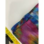 Cynthia Steffe Multicolor Abstract Print Blouse Sheer Tunic Top Women's M Photo 8