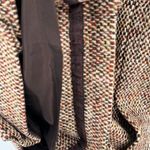 Kate Hill  skirt 12P brown tweed kick pleat wool blend knee length pencil NEW Photo 8