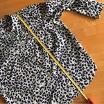 Talbots Animal Cheetah Print 100% Cotton Button Up Shirt, Green, Navy, Size 3X Photo 7