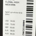 Peloton  women’s Show Up Floral High Neck Sports Bra Size Small Photo 6