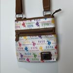 U.S. Polo Assn. Multicolor Crossbody Bag. White Photo 1