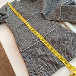 CAbi blouse heavy knit 3 button elbow length sleeves pockets shoulder pads Sz SM Photo 2