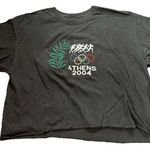 Gildan Y2K Vintage  Athens Olympics 2004 Crop top cut short Photo 0