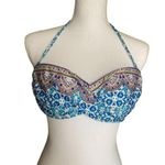 Nanette Lepore Floral Halter Padded Bikini Top Photo 3
