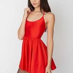 American Apparel Red Skater Dress Photo 0