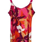 Lilac + London Chemise Sleep Top Womens XL Tropical Floral Sleeveless Soft Satin Photo 0
