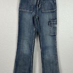 Kendall + Kylie Women's Skyscraper Stretch High Rise Bootcut Jeans Size 24 Blue Photo 0
