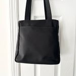Kenneth Cole  Reaction Y2K Black Nylon Front Flap Pocket Square Shoulder Tote Bag Photo 9