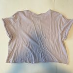 Free People Lilac Cropped Tshirt Photo 1