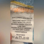 Briggs New York Briggs Ladies' Linen Blend Pull-On Short XXL Color Blue Stripe Photo 4