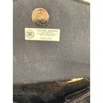 Vintage Studio Black Patent Leather Silver Chain Strap Mini‎ Bag Purse Photo 3