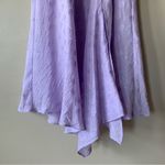 ZARA NWT Cap Sleeved Lightweight Flowy V-Neck Draped Purple Maxi Dress Size XS Photo 13