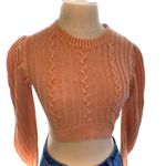 Urban Outfitters Cropped Cable Knit Sweater Photo 0