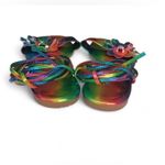 🌞🏝️Women Colorful Strappy Sandals with Floral Design Size 42.🍀 Red Photo 4