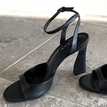 Bloomingdale’s AQUA Jett Ankle Strap High Heel Sandals Black, Size 10 NEW in Box Black Photo 4