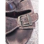 Dr. Martens VTG‎  Brown Leather Buckle Gladiator Platform Sandals 8209 90s Size 8 Photo 14