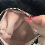 Adorable Black Faux Fur Shoulder Bag Photo 5