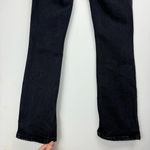Abercrombie & Fitch Split Hem Jeans Sz 25 Black Denim Skinny High Rise Photo 13