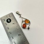 Sterling silver Baltic amber pendant Photo 3