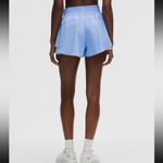 Lululemon Serene Blue  Shake It Out High Rise Shorts 2.5” NWT Athletic Shorts Photo 1