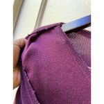 Hillard & Hanson VTG Grannycore Sweater Set 1x Plum Purple Shirt Cardigan Crochet Holiday Nye Photo 6