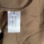 Proenza Schouler White Label Plunge Rumpled Pique Top In Khaki Photo 7