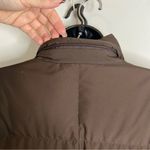L.L.Bean Brown Quilted Puffer Down Jacket Size XL Long Madi Length Photo 7