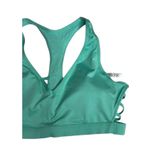 Victoria Sport Victoria's Secret  Aqua Strappy Y Back Padded Sports Bra Large New Photo 1