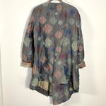 Vintage 90s LagenLook Art to Wear Abstract Embroidered Coat Jacket Gray Size M Photo 5