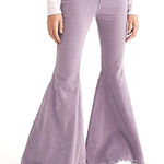 Free People Free People Just Float On Flare Jeans in Lavender Size 26 Photo 0