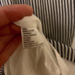 Gianni Bini Striped Maxi Ruffle Skirt Blue White Pinstripe Photo 5