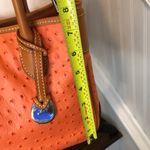 Dooney & Bourke Orange Ostrich Leather Crossbody Shoulder Bag Design NWOT Photo 8