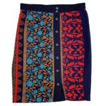 Anthropologie Dolan Left Coast Collection Jacquard Skirt Mixed Print Size Small Photo 3