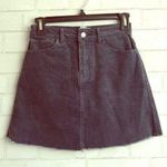Brandy Melville J Galt Corduroy Blue Skirt Photo 0