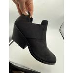 Eileen Fisher  Even Tumbled Nubuck Bootie Black Suede Block Heel Ankle size 8.5 Photo 8