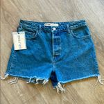 GRLFRND ‎ Helena High Rise Cut Off Short in Deep Springs size 28 Photo 1