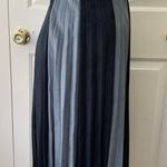 ZARA Blue and Black Pleated Color block skirt Photo 1