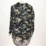 ASOS  Bershka Neutral Print Tunic Long Sleeve Blouse Photo 1