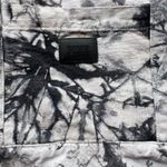 PINK - Victoria's Secret PINK Victoria’s Secret Black and Gray Acid Tie Dye Zip Top Canvas Tote Photo 4