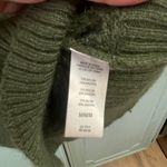 Buffalo David Bitton  Sweater Studded Shoulder Size Medium Grene Black V-Neck Photo 3