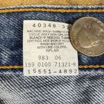 Levi's Vtg 550 Womens High Rise Relaxed Fit Tapered Size 10 Reg M Blue Denim Y2K Photo 8